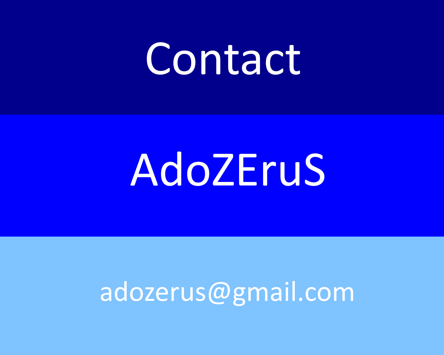 Контакты Адозерус